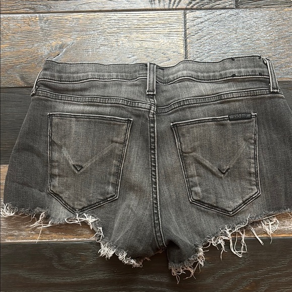 Hudson Black Denim Distressed Shorts - Picture 2 of 3